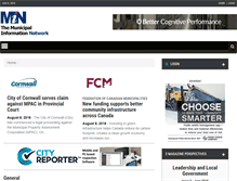 Tablet Screenshot of municipalinfonet.com